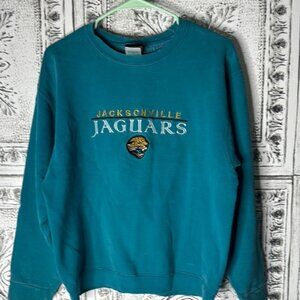 Vtg Jacksonville Jaguars Teal Crewneck